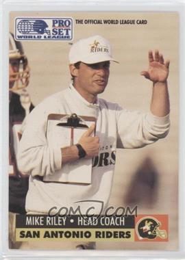 1991 Pro Set - WLAF Inserts #30 - Mike Riley