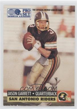 1991 Pro Set - WLAF Inserts #31 - Jason Garrett