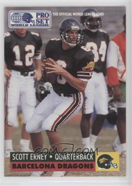 1991 Pro Set - WLAF Inserts #4 - Scott Erney