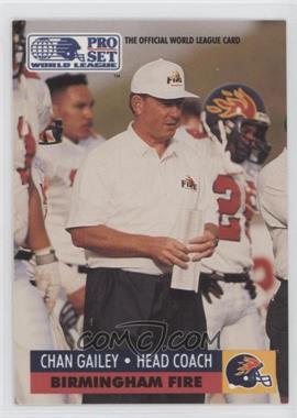 1991 Pro Set - WLAF Inserts #6 - Chan Gailey