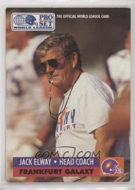 1991 Pro Set - WLAF Inserts #9 - Jack Elway