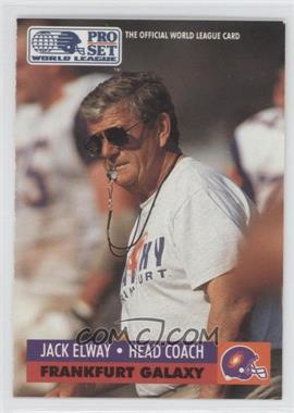 1991 Pro Set - WLAF Inserts #9 - Jack Elway