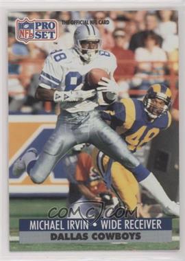 1991 Pro Set Mobil FACT - [Base] #132 - Michael Irvin