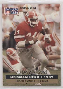 1991 Pro Set Mobil FACT - [Base] #44 - Herschel Walker