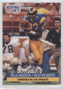 1991 Pro Set Spanish - [Base] #118 - Willie "Flipper" Anderson