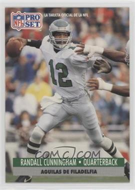 1991 Pro Set Spanish - [Base] #184 - Randall Cunningham