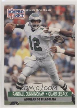 1991 Pro Set Spanish - [Base] #184 - Randall Cunningham