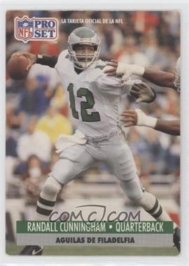 1991 Pro Set Spanish - [Base] #184 - Randall Cunningham