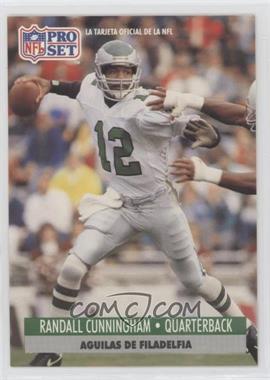 1991 Pro Set Spanish - [Base] #184 - Randall Cunningham