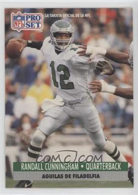 1991 Pro Set Spanish - [Base] #184 - Randall Cunningham