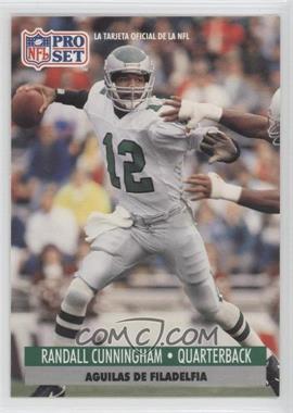 1991 Pro Set Spanish - [Base] #184 - Randall Cunningham