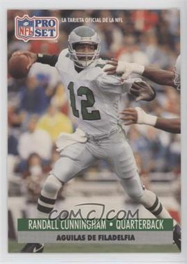 1991 Pro Set Spanish - [Base] #184 - Randall Cunningham