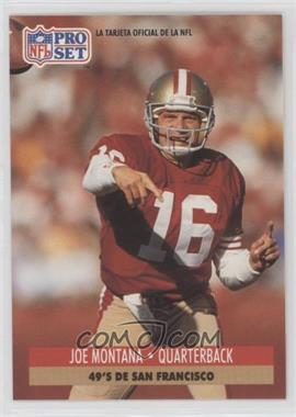 1991 Pro Set Spanish - [Base] #221 - Joe Montana