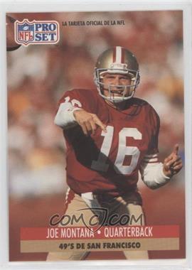 1991 Pro Set Spanish - [Base] #221 - Joe Montana