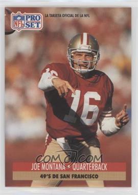 1991 Pro Set Spanish - [Base] #221 - Joe Montana