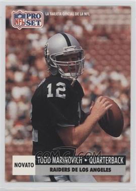 1991 Pro Set Spanish - [Base] #258 - Todd Marinovich