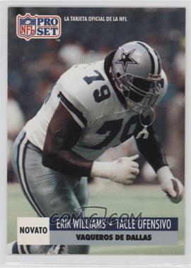1991 Pro Set Spanish - [Base] #277 - Erik Williams
