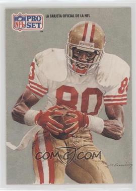 1991 Pro Set Spanish - [Base] #280 - Jerry Rice [EX to NM]