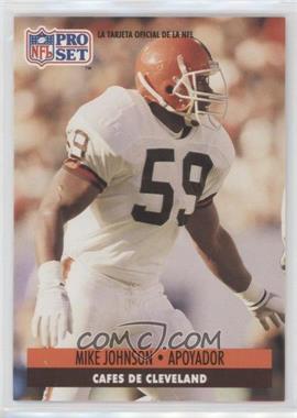 1991 Pro Set Spanish - [Base] #40 - Mike Johnson