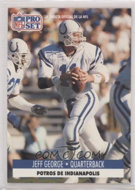 1991 Pro Set Spanish - [Base] #97 - Jeff George