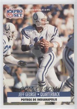 1991 Pro Set Spanish - [Base] #97 - Jeff George