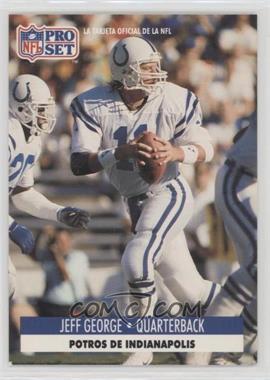 1991 Pro Set Spanish - [Base] #97 - Jeff George