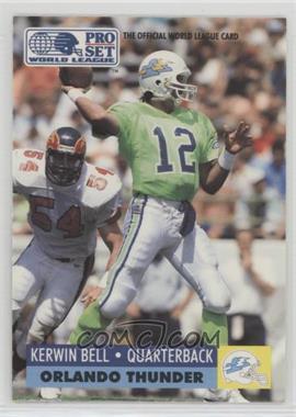 1991 Pro Set WLAF - [Base] #111 - Kerwin Bell