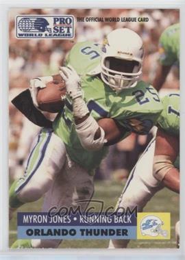 1991 Pro Set WLAF - [Base] #114 - Myron Jones