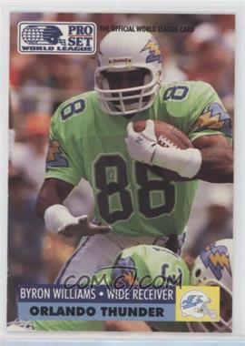 1991 Pro Set WLAF - [Base] #120 - Byron Williams