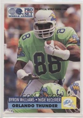 1991 Pro Set WLAF - [Base] #120 - Byron Williams