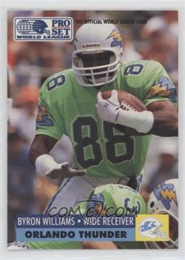 1991 Pro Set WLAF - [Base] #120 - Byron Williams