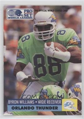 1991 Pro Set WLAF - [Base] #120 - Byron Williams