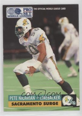 1991 Pro Set WLAF - [Base] #136 - Peter Najarian