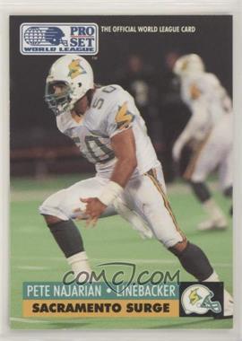 1991 Pro Set WLAF - [Base] #136 - Peter Najarian