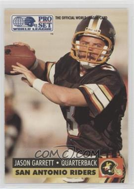 1991 Pro Set WLAF - [Base] #143 - Jason Garrett