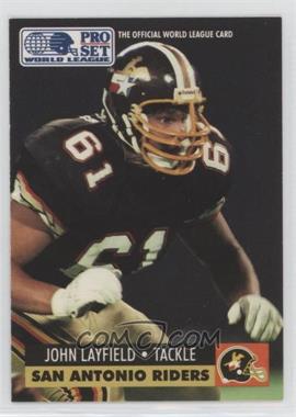 1991 Pro Set WLAF - [Base] #146 - John Layfield