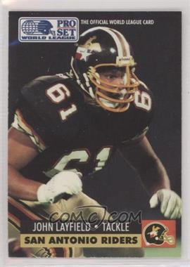 1991 Pro Set WLAF - [Base] #146 - John Layfield