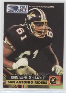 1991 Pro Set WLAF - [Base] #146 - John Layfield