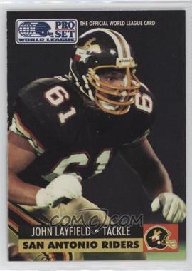 1991 Pro Set WLAF - [Base] #146 - John Layfield