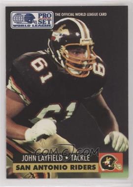 1991 Pro Set WLAF - [Base] #146 - John Layfield