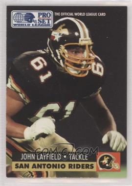 1991 Pro Set WLAF - [Base] #146 - John Layfield