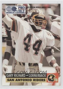 1991 Pro Set WLAF - [Base] #148 - Gary Richard