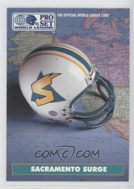 1991 Pro Set WLAF - [Base] #18 - Sacramento Surge (WLAF) Team