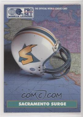 1991 Pro Set WLAF - [Base] #18 - Sacramento Surge (WLAF) Team