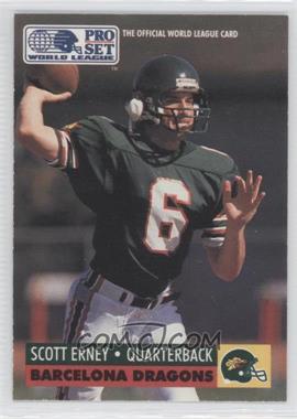 1991 Pro Set WLAF - [Base] #35 - Scott Erney