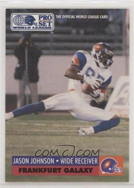 1991 Pro Set WLAF - [Base] #61 - Jason Johnson