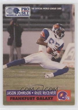 1991 Pro Set WLAF - [Base] #61 - Jason Johnson