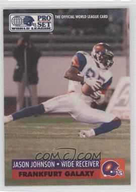 1991 Pro Set WLAF - [Base] #61 - Jason Johnson