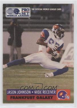 1991 Pro Set WLAF - [Base] #61 - Jason Johnson