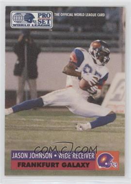 1991 Pro Set WLAF - [Base] #61 - Jason Johnson